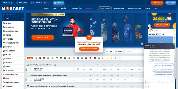 Mostbet Azərbaycan rəsmi saytı